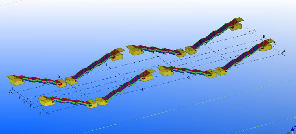 Butterfly Staircase For Concourse To Platform Level