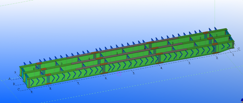 Steel Girder For Span Scp 13 To Scp 14