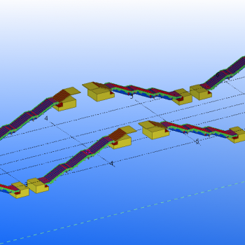 Butterfly Staircase For Concourse To Platform Level